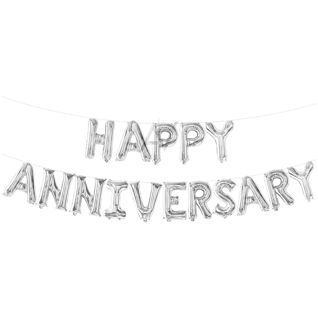 Happy Anniversary Foil Balloon