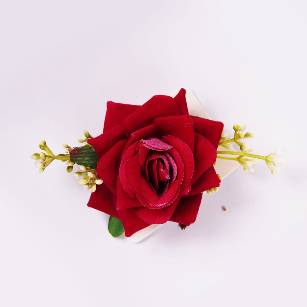 Fashion Flower Rose Hair Hairpin  For Woman Wedding Bridal Hair Clip Gifts