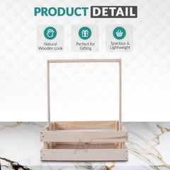 Square Wooden Baskets