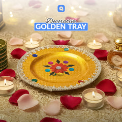 Decorative Pooja Thaali for Festivals & Rituals - Ali Akbar Decorations