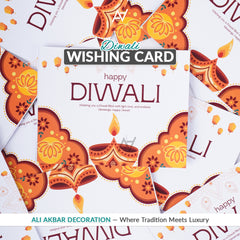 Pack of 10 – Diwali Wishing Cards | Ali Akbar Decorations