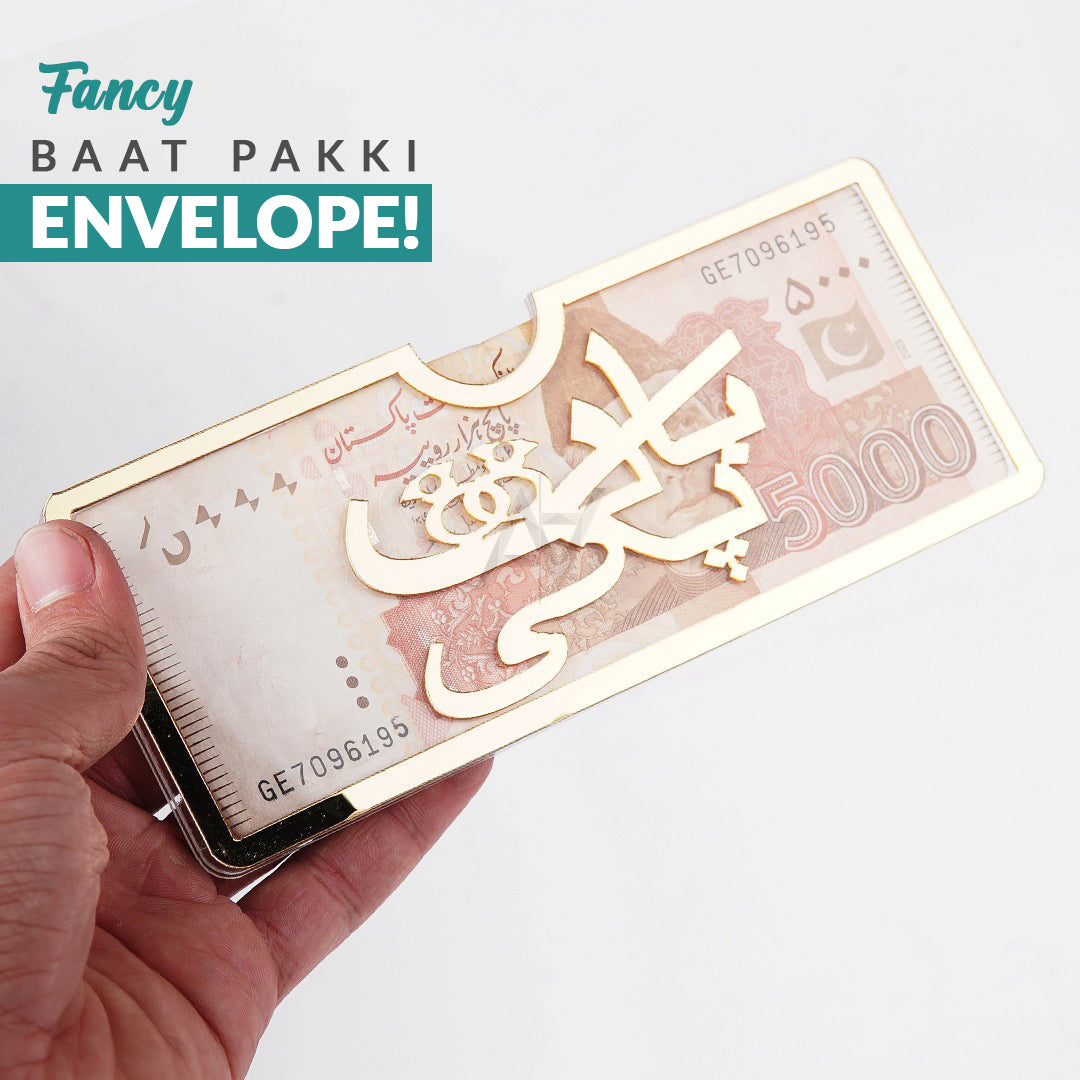 Baat Pakki Acrylic Envelopes