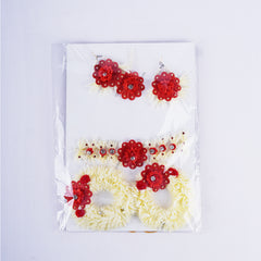 Artificial Flower Jewellery Set for wedding with Gajray