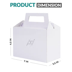 Pack of 10 - White Goodie Boxes | Perfect for Parties & Events – Ali Akbar Decoration