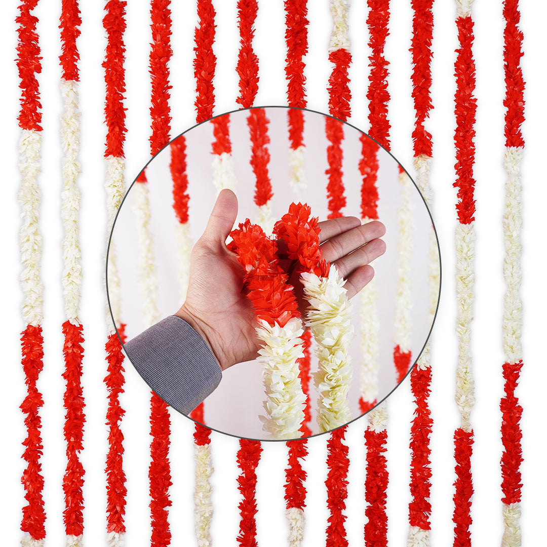 12 Pcs Artificial Flower Wedding Garland
