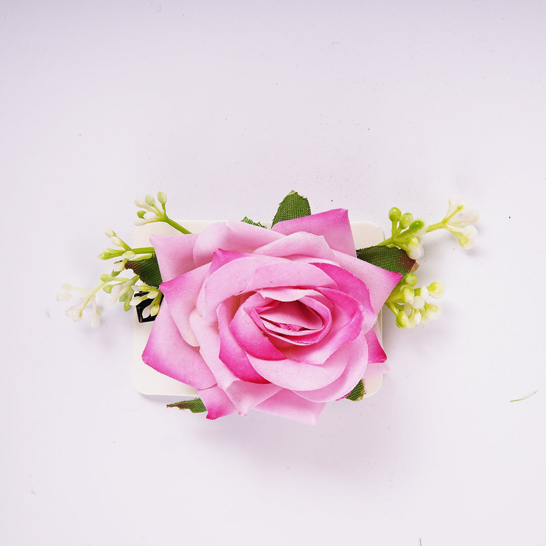 Fashion Flower Rose Hair Hairpin  For Woman Wedding Bridal Hair Clip Gifts