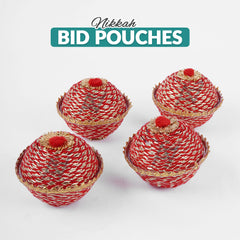 Pack of 10 - Nikkah Bid Pouches for Nikkah Ceremony