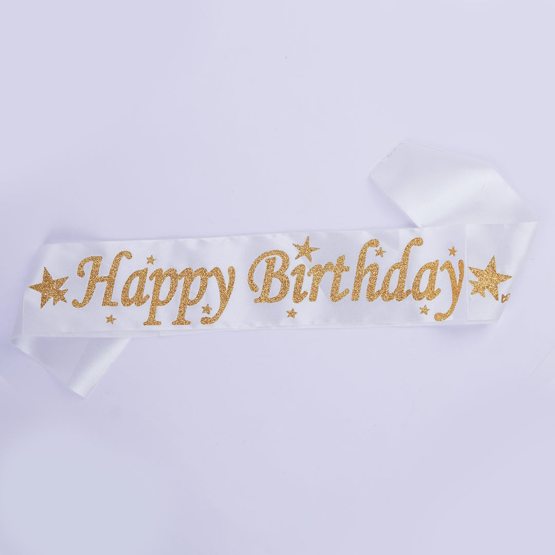 Happy Birthday Sash