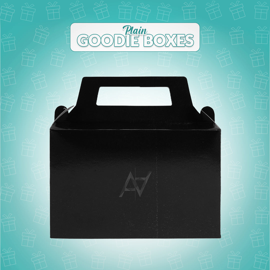 Pack of 10 - Black Goodie Boxes | Perfect for Parties & Events – Ali Akbar Decoration