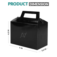 Pack of 10 - Black Goodie Boxes | Perfect for Parties & Events – Ali Akbar Decoration