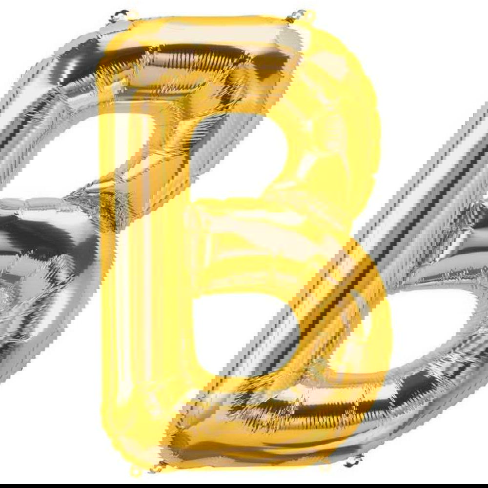 16-Inch "B" Letter Foil Balloon - ardor