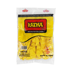 Kaiyue Yellow Color Latex Balloon