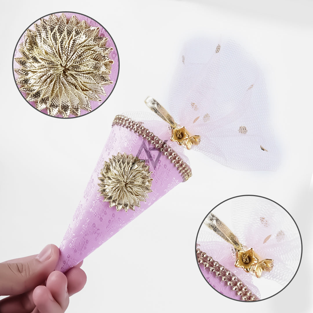 Cone Shape Nikkah Pouches