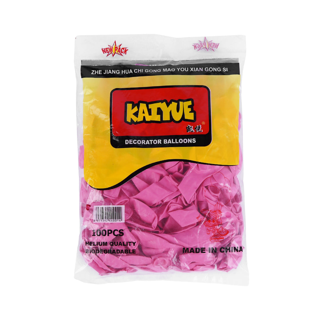 Kaiyue Shocking Pink Color Latex Balloon