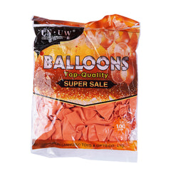 Pack of 100 - 12 Inches Apricot Latex Balloon