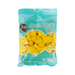 Pack of 100 - 12 Inches yellow Latex Balloon