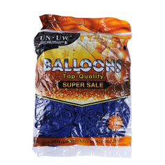 Pack of 100 - 12 Inches Dark blue latex balloon