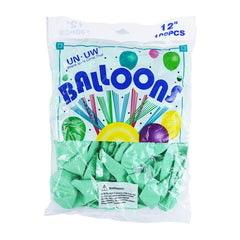 Pack of 100 - 12 Inches Sea green latex balloon