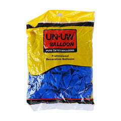 Pack of 100 - 12 Inches Dark blue Latex Balloon