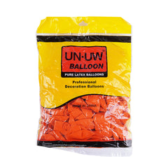 Pack of 100 - 12 Inches Orange latex balloon