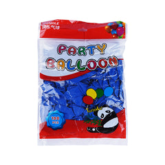 Panda Blue Latex Balloon