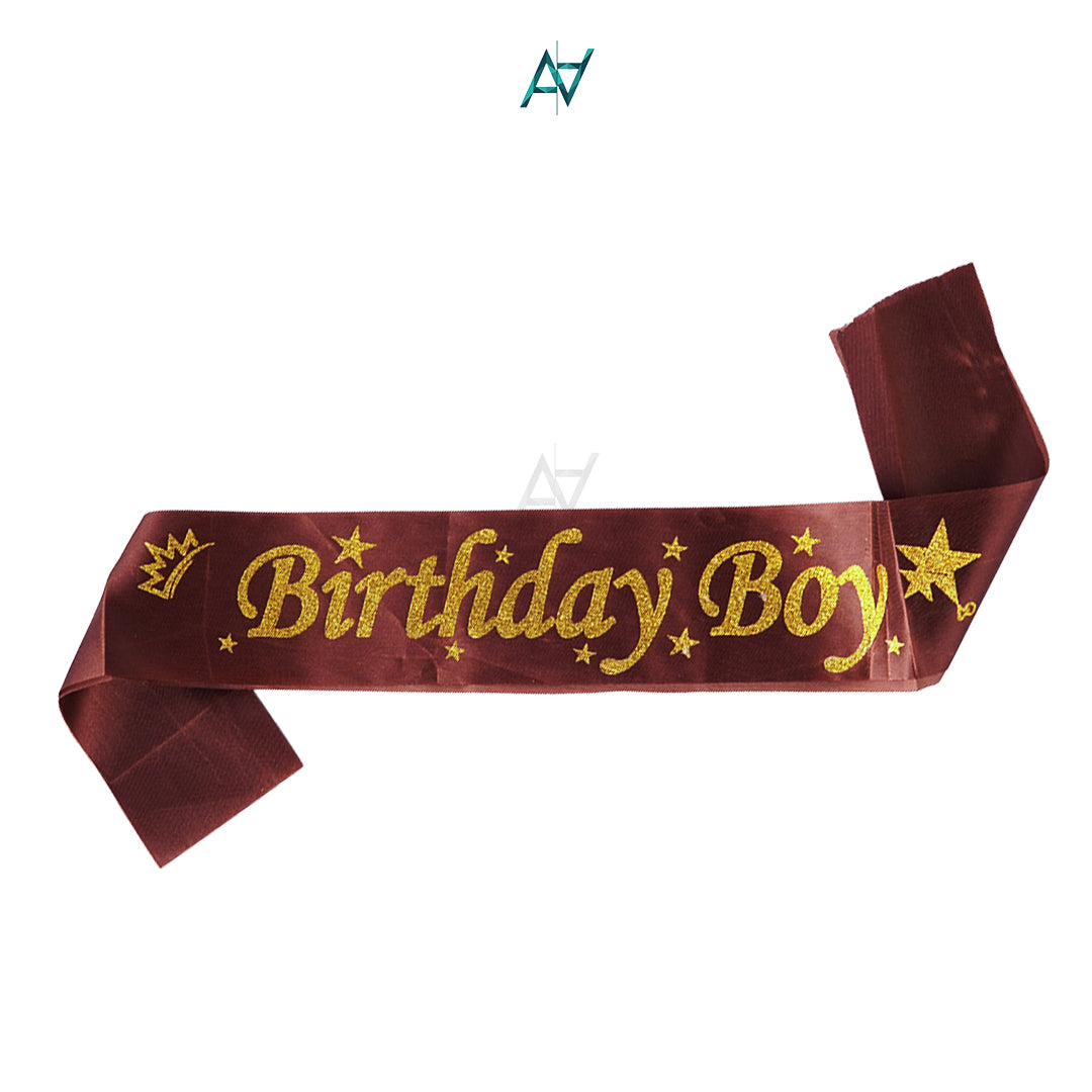 Birthday Boy Sashes – Multi Color Party Accessories