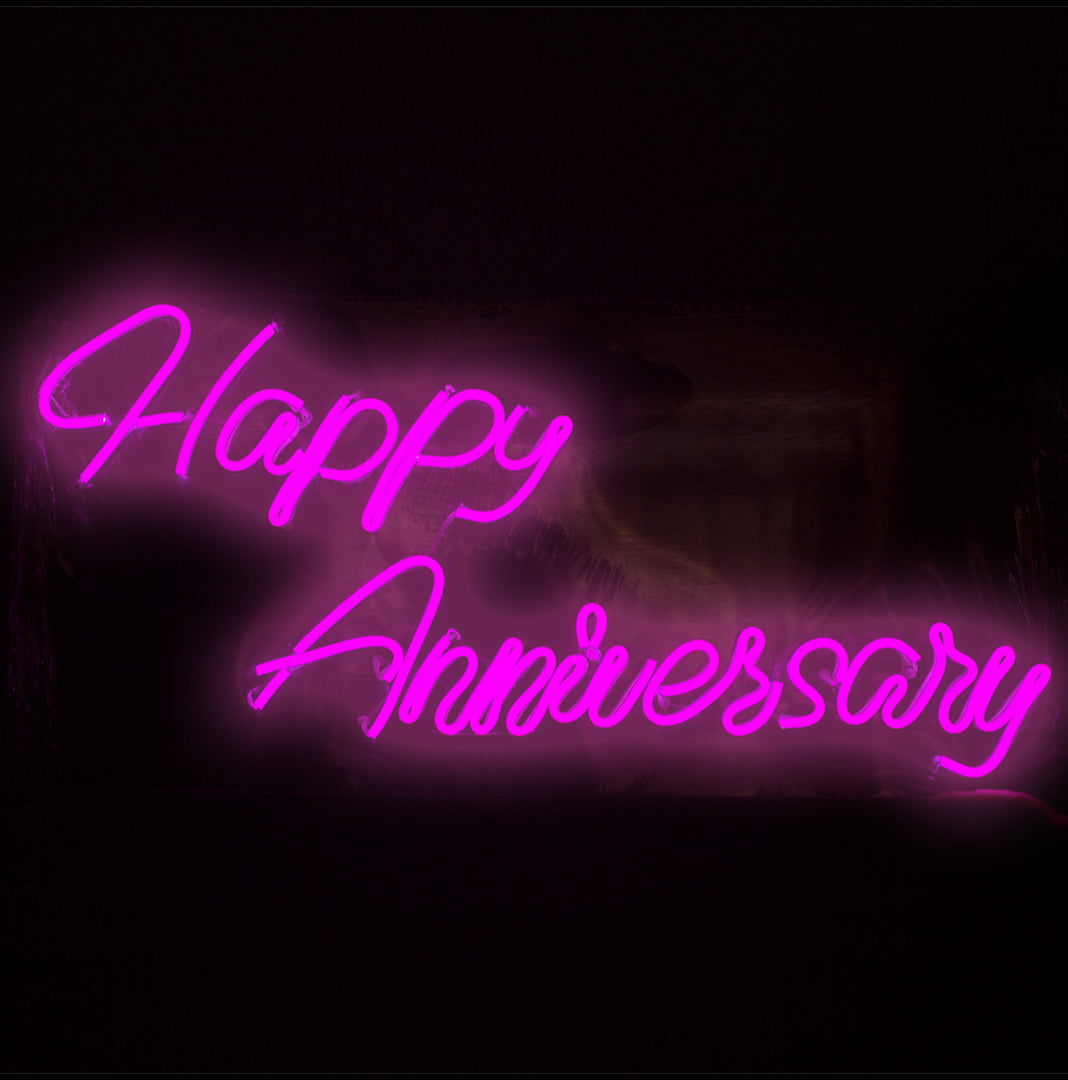 Happy Anniversary Neon Sign