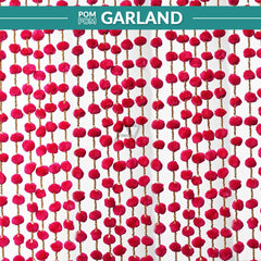 Pom Pom Garland 12 Pcs
