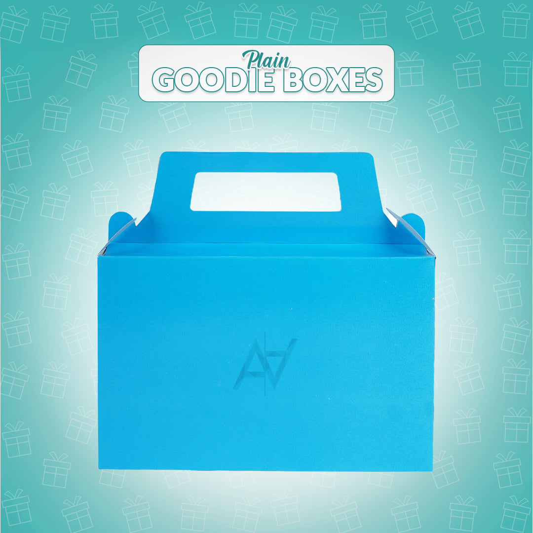 Pack of 10 - Standard blue Goodie Boxes | Perfect for Parties & Events – Ali Akbar Decoration