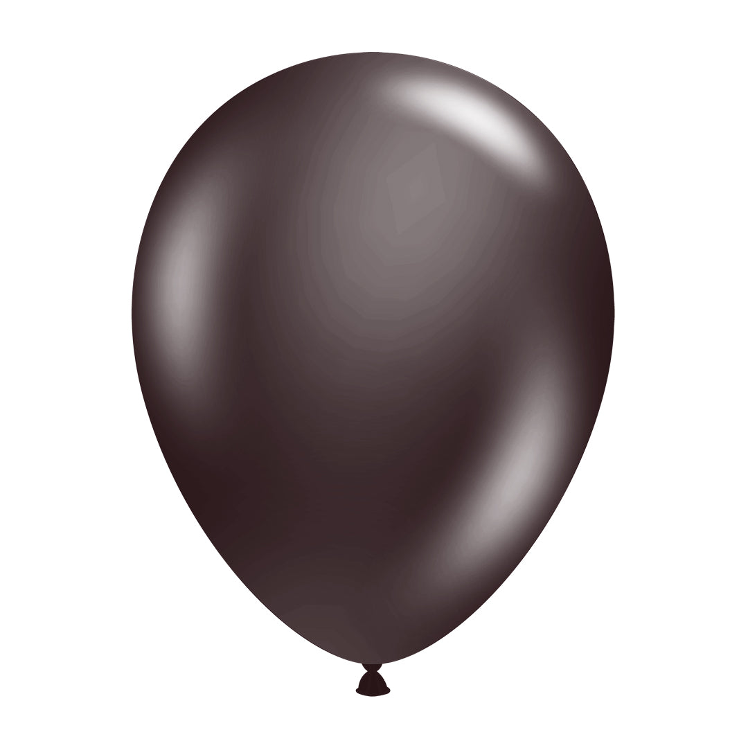 Pack of 100 - 12 Inches brown latex balloon