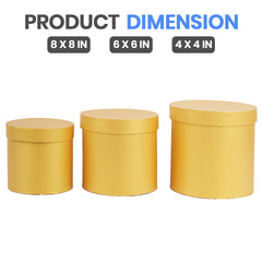 Set of 3 Round Bokeh Boxes