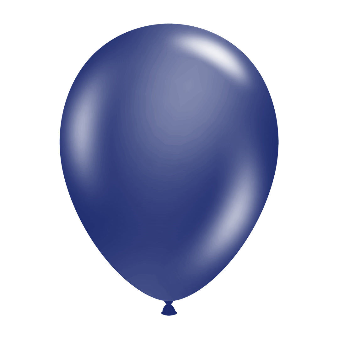 Pack of 100 - 12 Inches Dark blue latex balloon