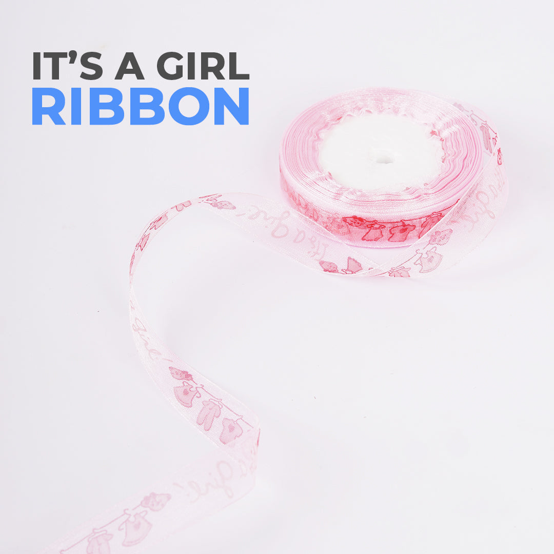 Printed Ribbons Its a Girl 20 Yard