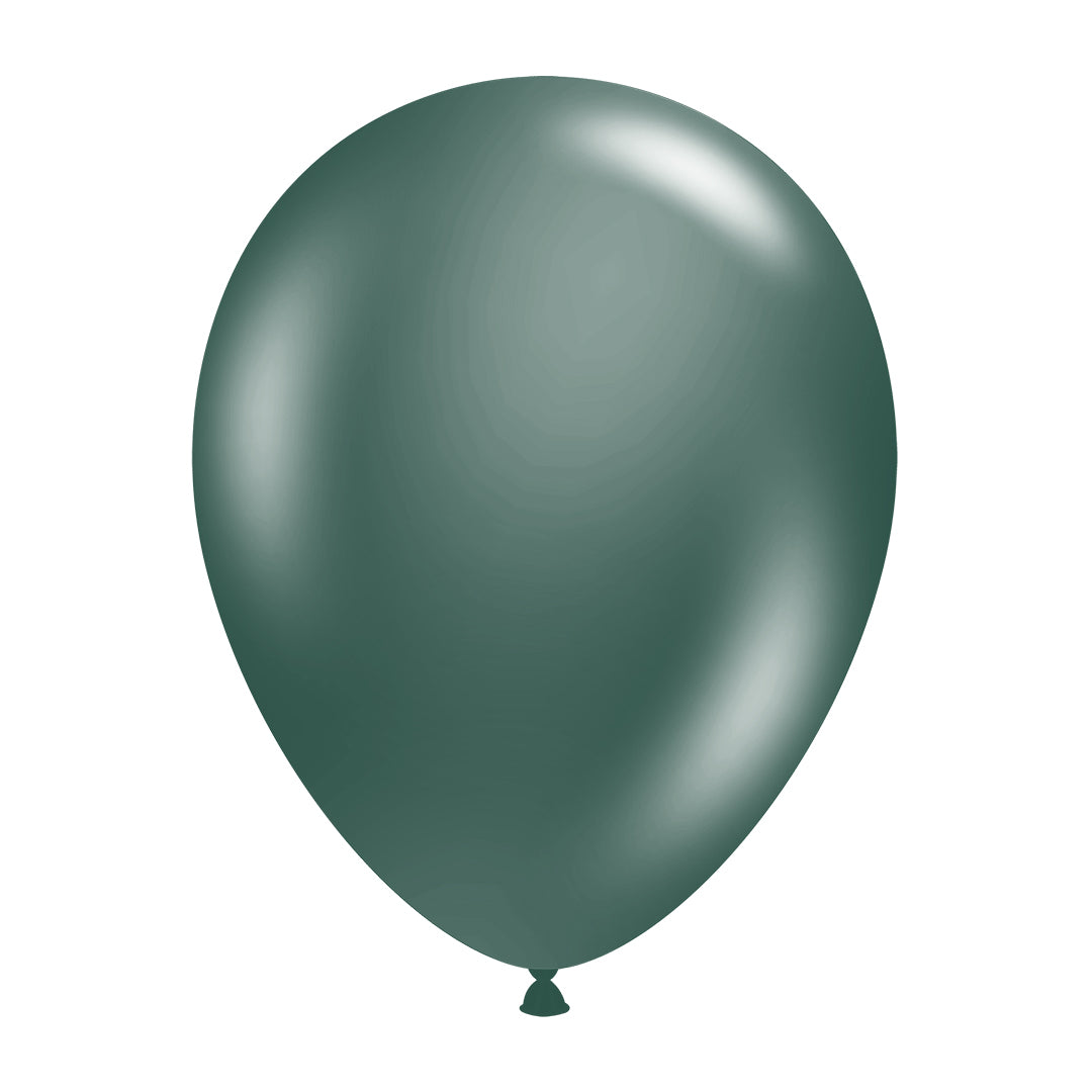 Pack of 100 - 12 Inches Bean green Latex Balloon
