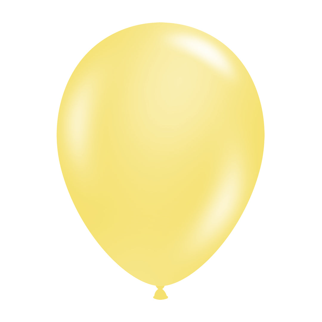 Baby yellow latex balloon