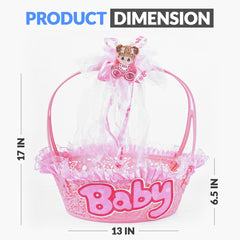 Baby Boy & Baby Girl Basket for Baby Shower