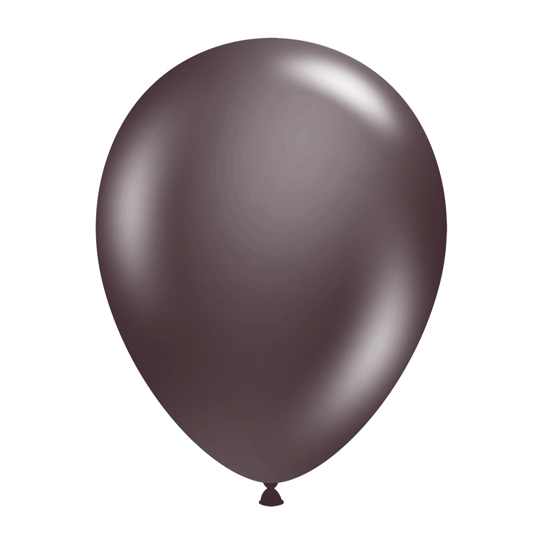 Pack of 100 - 12 Inches Choco brown Latex Balloon