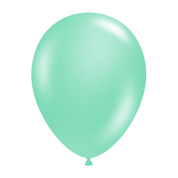 Sea green latex balloon