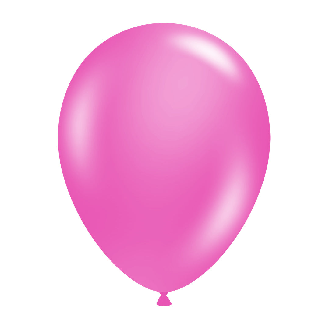 Pack of 100 - 12 Inches Hot Pink Latex Balloon