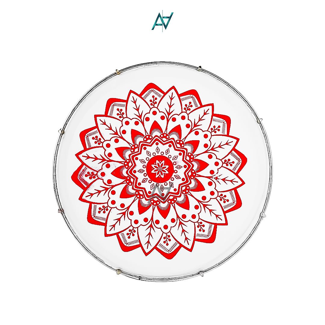 3 Pcs Duffli Set – Traditional Dholki for Mehndi & Wedding Events | Available in 3 Sizes - aliakbardecoration