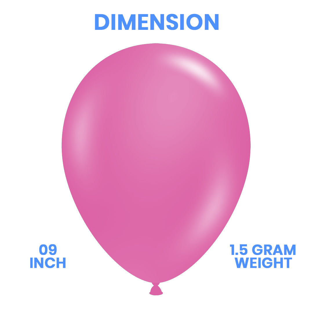 Kaiyue Shocking Pink Color Latex Balloon