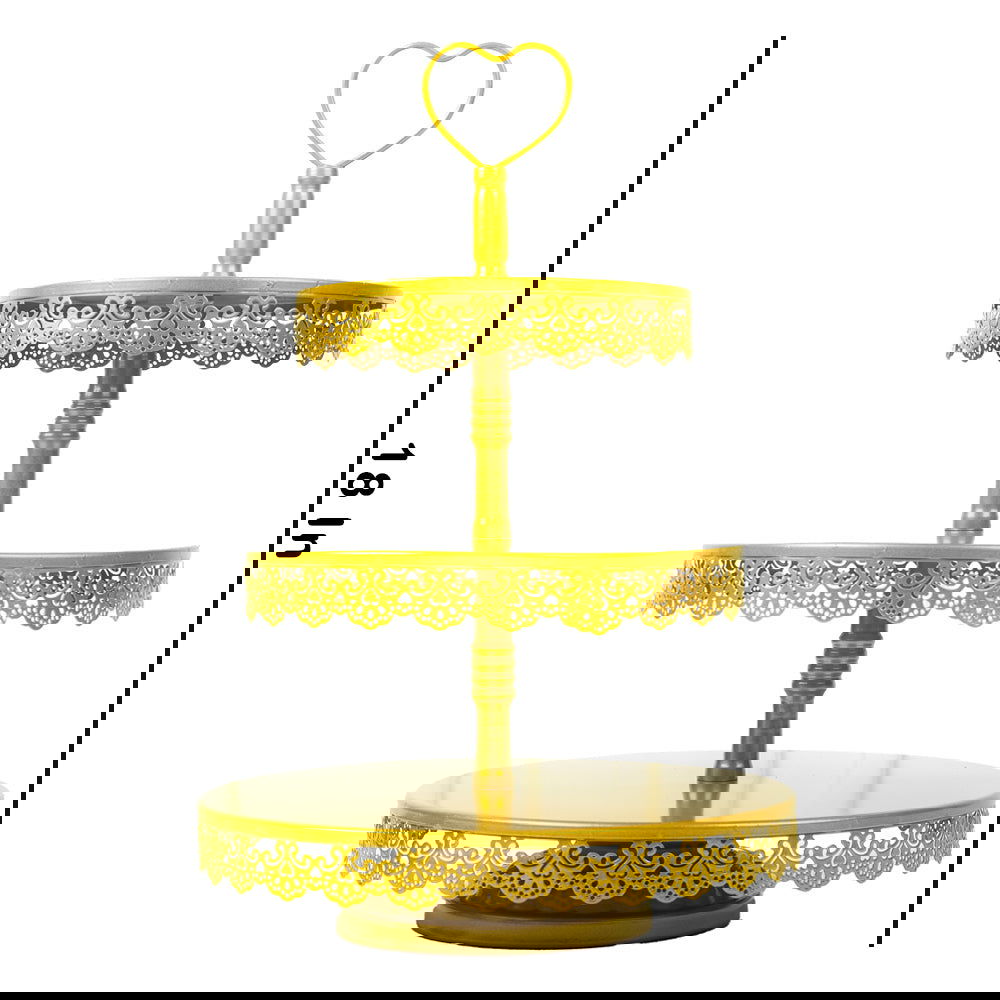 3 Tier Golden Cup Cake Stand - ardor