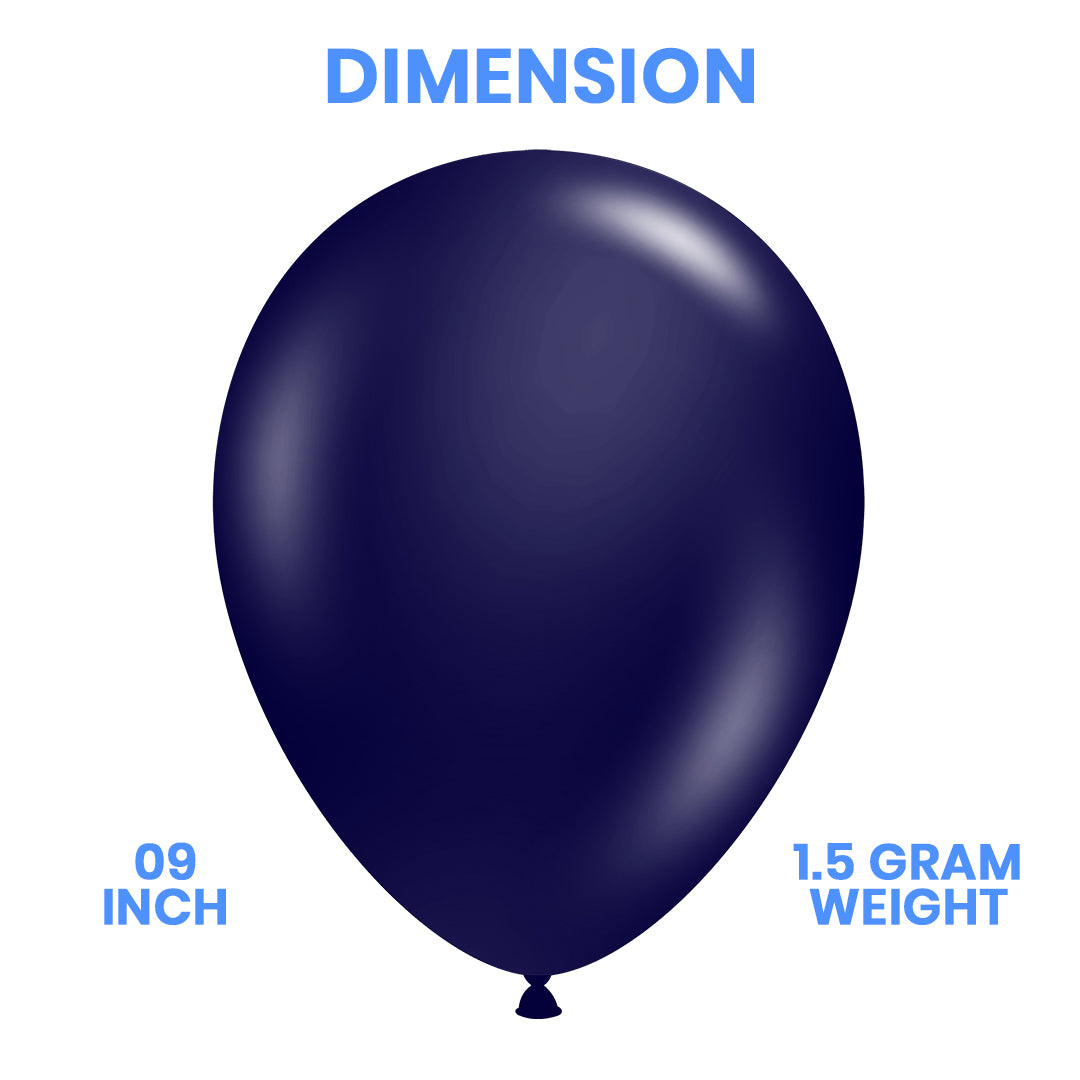 Purple blackish Color Latex Balloon