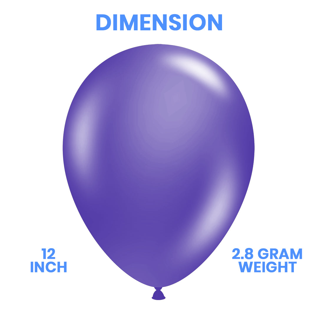 Metallic Purple Latex Balloon