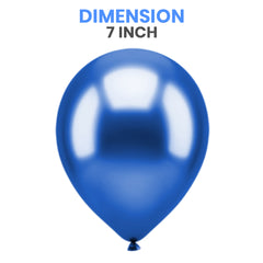 Qualatex Chrome Blue balloon