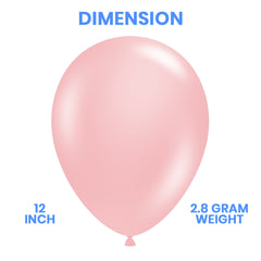 Pack of 100 - 12 Inches Peach latex balloon