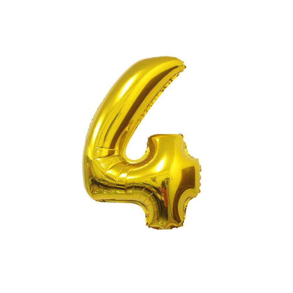 4 Num Foil Number - aliakbardecoration