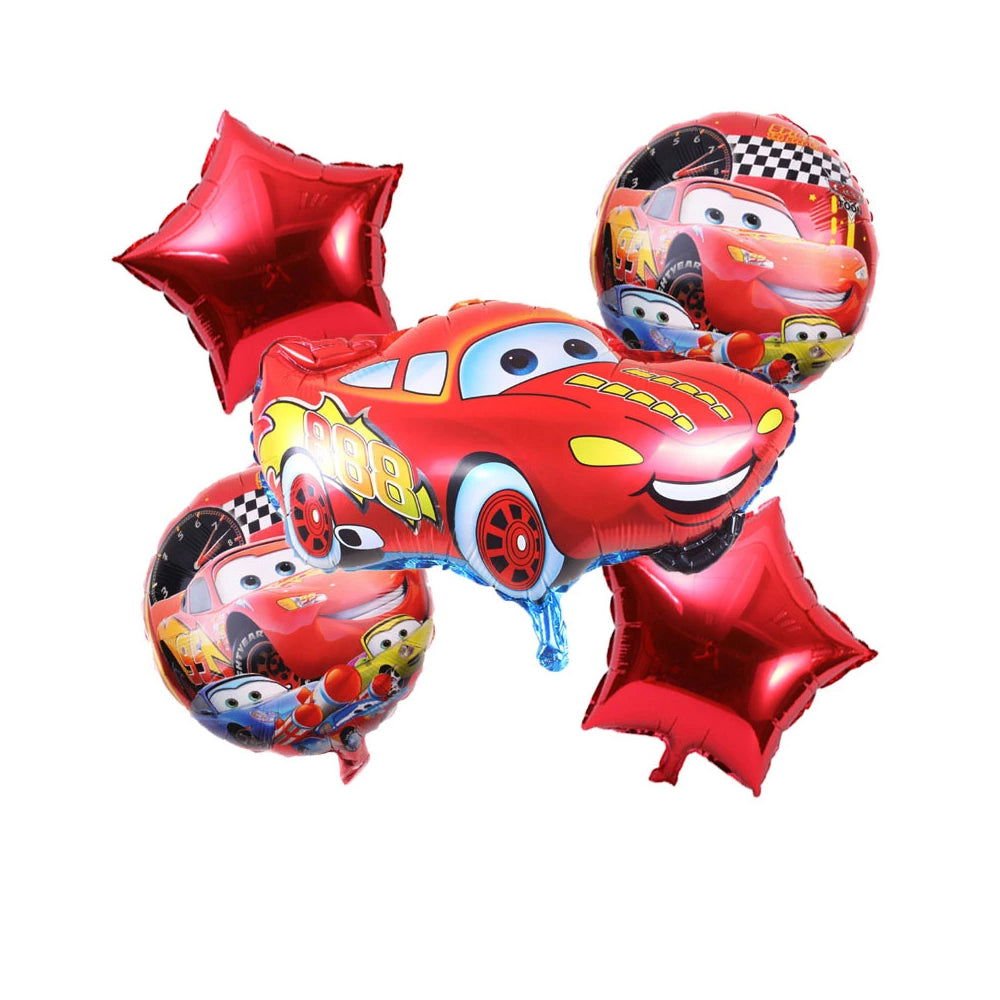 5 Pcs Car Foil Balloon Set - aliakbardecoration