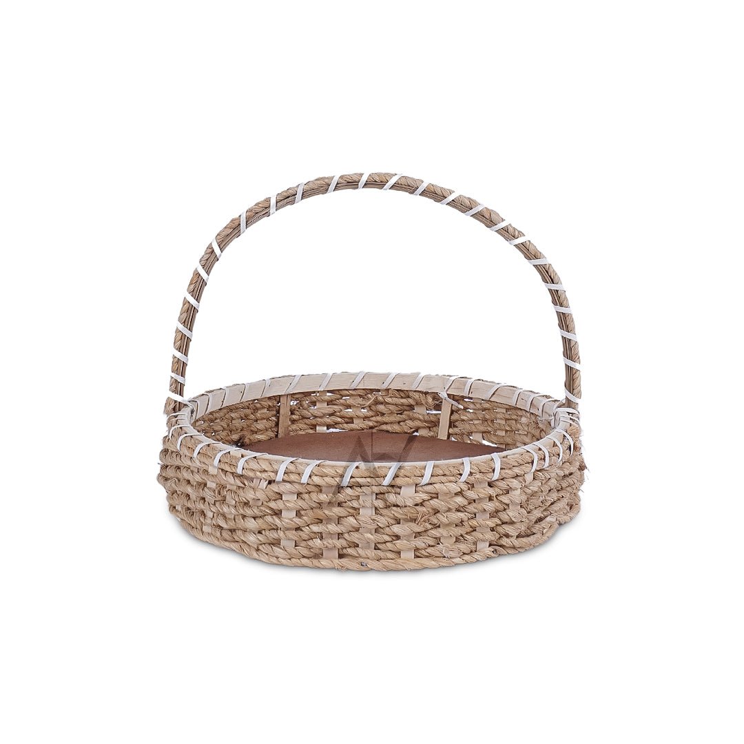 5 pcs Set - Round Jute Basket - aliakbardecoration