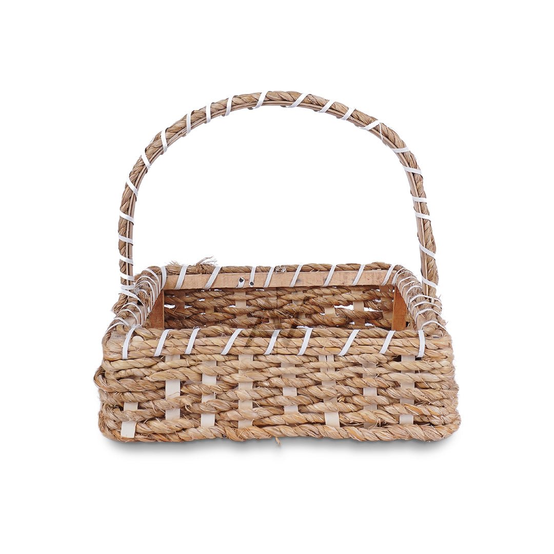 5 Pcs Set - Square Jute Basket - aliakbardecoration
